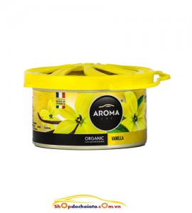 Sáp thơm Vanilla Aroma Car Organic 40g