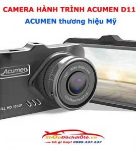 Camera hành trình Acumen D11 tích hợp camera lùi