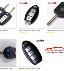 Chìa khóa ô tô Nissan