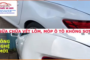 Sửa chữa vết lõm ô tô, sửa chữa vết móp ô tô không sơn Sửa chữa vết lõm ô tô, sửa chữa vết móp ô tô không sơn