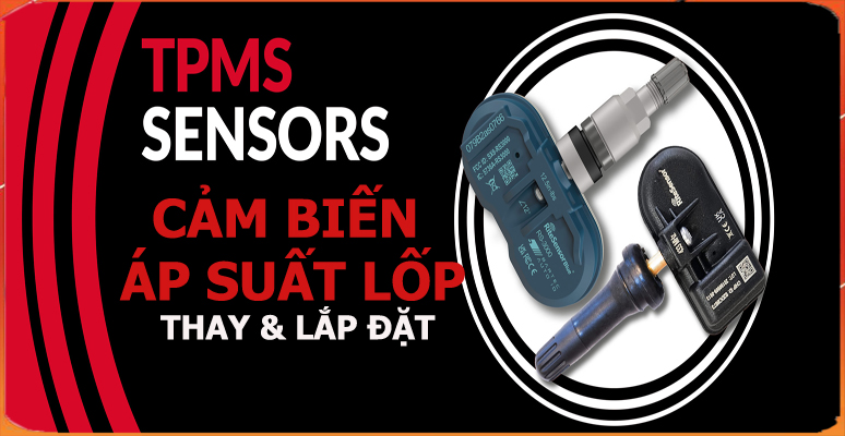 thay cảm biến áp suất lốp