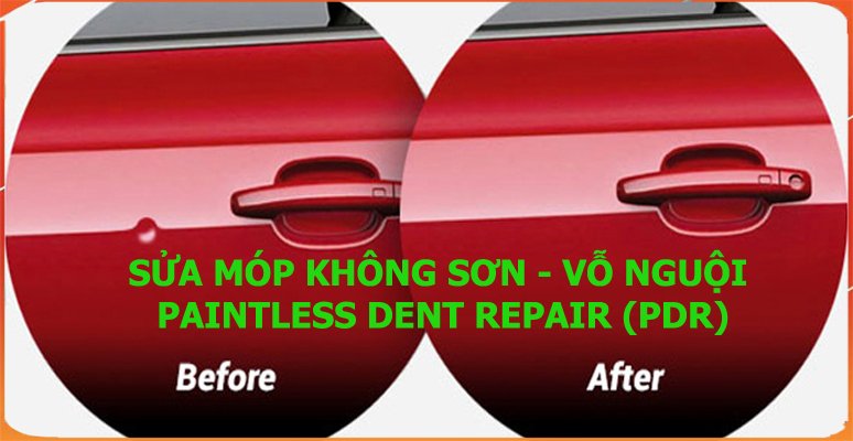 Sửa móp ô tô không sơn